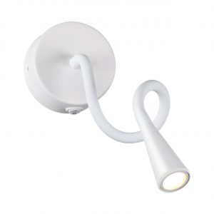 4255/3WL HIGHTECH ODL21 475 белый/металл Настен.светильник выкл на базе IP20 LED 3W 270Лм 3000K ODDS