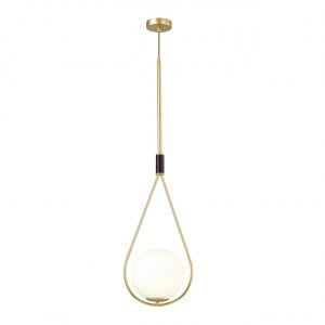 4810/1A PENDANT ODL21 415 золтой/черный/белый Подвес E14 1*40W FLARI