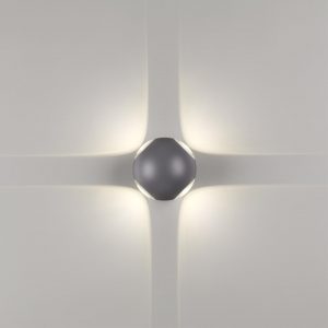 358464 STREET NT20 738 темно-серый  Ландшафтный настенный св-ник IP54 LED 4000K 12W 85-265V  CALLE