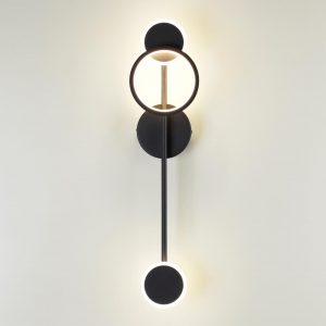 4322/16WL MIDCENT ODL22 453 металл/черный Настенный светильник IP20 LED 16W 740Лм 3000K DENZEL