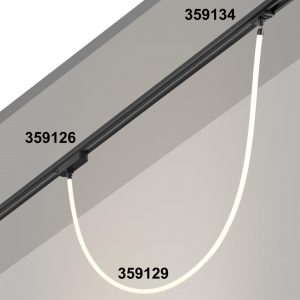 359129 KONST NT23 084 черный Светильник светодиодный IP20 LED 4000K 14W 170-265V 1400Лм RAMO