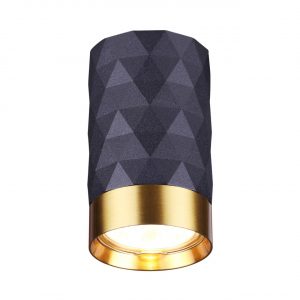 4287/1C HIGHTECH ODL22 329 черный/золотистый/металл Потолочный светильник IP20 LED GU10 max 10W AD ASTRUM