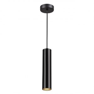 3872/1L HIGHTECH ODL19 399 черный Подвесной светильник GU10 1*50W 220V KIKO
