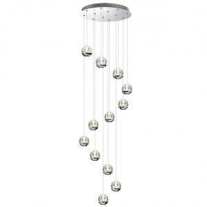 5100/60L L-VISION ODL25 559 Люстра каскадная LED 60W (12*5W) 4000K 3000Лм SONO