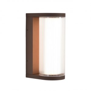 7180/12WL NATURE ODL26 663 Настенный светильник коричневый/акрил/металл IP65 LED 12W 750Лм 3000K 162° 220-240V CORTENA
