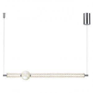 5007/28L L-VISION ODL24 571 хром/металл/акрил Подвес LED 28W 4000K 2089лм CRYSTAL