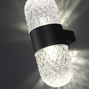 359296 STREET NT24 724 черный Светильник ландшафтный настенный IP65 LED 14W 4000K 175-265V ESTIMA