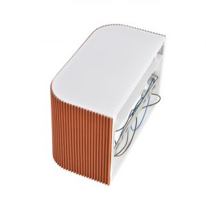 8329/2W MODERNI LN26 426 белый/кирпичный, металл/текстиль/пластик Бра E14 LED 2*10W 220V GOFERA