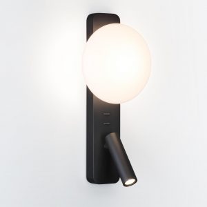 7048/5WL HIGHTECH ODL25 473 металл/акрил черный Настенный светильник IP20 LED 1*5W + 1*3W 2700K CRI>90 ALBERGO
