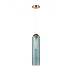 4641/1 PENDANT ODL20 407 золотой/синий Подвес E27 60W 220V VOSTI