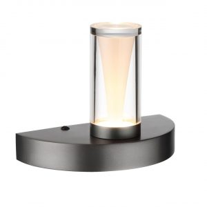 7143/5WL HIGHTECH ODL26 513 Настенный светильник темный никель/акрилл/металл IP20 LED 5W 402Лм 3000K 180° 220V DEFANCE