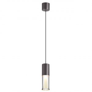 7143/4L HIGHTECH ODL26 513 Подвесной светильник темный никель/акрилл/металл IP20 LED 4W 280Лм 3000K 180° 220V DEFANCE