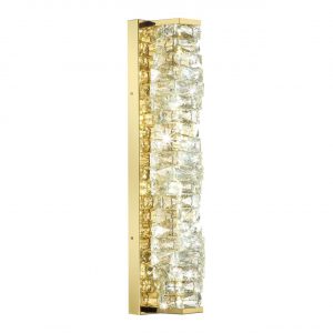 4999/15WL HALL ODL23 623 золотой/прозрачный/металл/хрусталь Бра LED 15W 4000K STRAZA