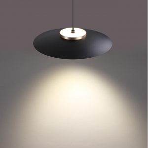 358591 OVER NT21 440 черный/золото Светильник накладной светодиодный, провод 2м IP20 LED 4000K 18W 220-240V PILZ