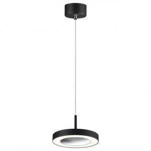 359281 OVER NT23 280 черный Светильник накладной светодиодный IP20 LED 18W 85-265V 1350Лм 3000К MIRROR