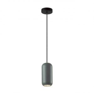 5060/1E PENDANT ODL24 377 темн.зеленый/черный/металл Подвес GU10 LED 4W COCOON