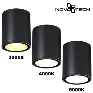 359535 STREET NT25 698  черный Светильник ландшафтный с переключ. цветовой температуры IP65 LED 10W 100-240V 3000К4000К6000К TUMBLER