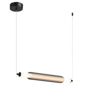 6556/15L LEDIO LN26 279 черный/дымчатый/металл/акрил, стекло Подвес LED 15W 4000К 220V TRENDY