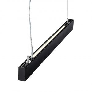358880 OVER NT22 406 черный Светильник подвесной светодиодный (длина подвесов 1,2м) IP20 LED 4000K 30W вниз + 12W вверх 220V ITER