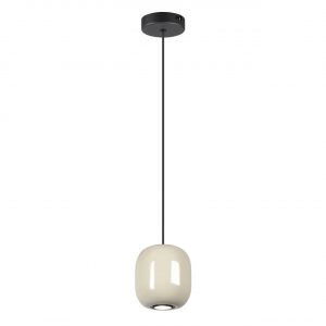 5053/1A PENDANT ODL24 375 черный/цвет слонов.кости//металл Подвес GU10 LED 4W OVALI