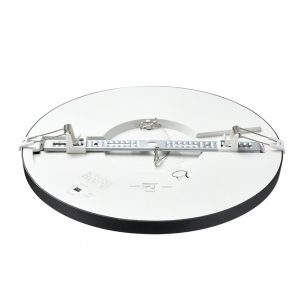 7788/24L MITRA LED SN 537 Светильник пластик/белый/черный LED 24Вт 3000/4000/6500К D300 IP44 CCT/датчик движения NEBULA BLACK