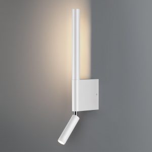 359435 OVER NT24 356 белый Светильник настенный с выключателем IP20 LED 5W+3W 220-240V 3000K 320Лм FERMO