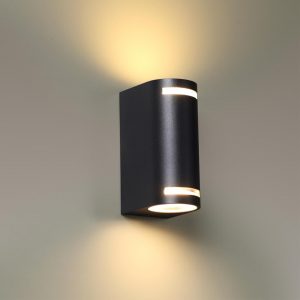 370839 STREET NT22 758 черный Светильник ландшафтный IP54 GU10 2*15W 220V LANDSCAPE