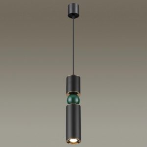 4075/5L L-VISION ODL19 397 черный/золото/зеленый Подвес GU10 1*5W SAKRA