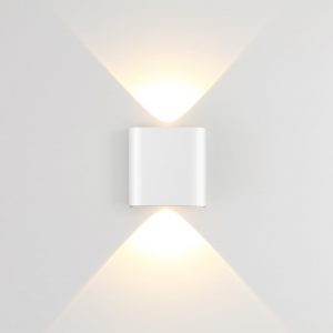 7192/2WL HIGHTECH ODL27 Настенный светильник белый/металл IP20 LED 2W 3000K 220V MAGNUM