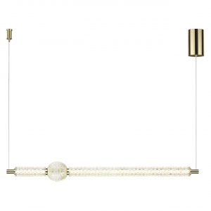 5008/28L L-VISION ODL24 571 золотой/металл/акрил Подвес LED 28W 4000K 2340лм CRYSTAL