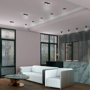 370719 SPOT NT21 580 черный Светильник встраиваемый IP20 GU10 9W 235V LIRIO