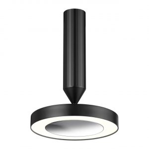 359279 OVER NT23 280 черный Светильник накладной светодиодный IP20 LED 18W 85-265V 1350Лм 3000К MIRROR