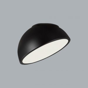 7658/11L MITRA LED SN 549 Светильник пластик/белый/черный LED 11Вт 4000K D200 IP20 PLUTO BLACK
