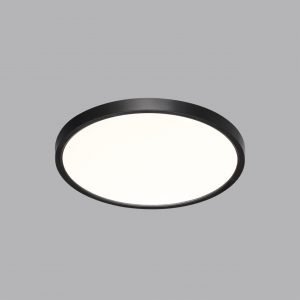 7660/24L MITRA LED SN 554 Светильник пластик/белый/черный LED 24Вт 3000/4000K D300 IP40 ALFA BLACK