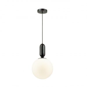 4671/1 PENDANT ODL20 393 черный/белый Подвес E27 1*40W (тип лампы СВЕЧА ) 220V OKIA