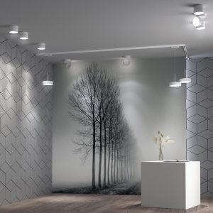 358767 PORT NT21 276 белый Светильник трековый однофазный трехжильный, провод 1.2м IP20 LED 30W 4000K 2600Лм 100-265V PROMETA