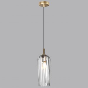 6551/1B SUSPENTIONI LN26 387 матовое золото Подвес E14 1*40W 220V ELLIE