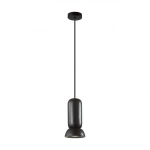 5054/1D PENDANT ODL24 379 черный/металл/керамика Подвес GU10 LED 4W KERAMA