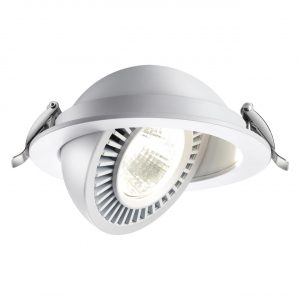 358817 SPOT NT21 530 белый Светильник встраиваемый светодиодный IP20 LED 18W 1600Лм 4000K 220V GESSO