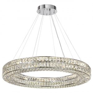 4927/98L L-VISION ODL24 583 хром/металл/хрусталь Люстра LED 98W 4000K 5850Лм PANTA