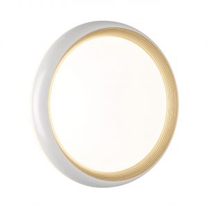 7650/DL PALE SN 141 Светильник пластик/белый/золотой LED 48Вт 4000К D380 IP43 TOFIQ WHITE