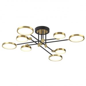 4320/75CL MIDCENT ODL22 305 металл/черный с бронзой Потолочный светильник IP20 LED 65W 2677Лм DENZEL