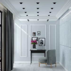 370717 SPOT NT21 580 черный Светильник встраиваемый IP20 GU10 9W 235V LIRIO