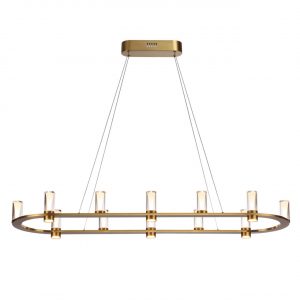 7144/65L HIGHTECH ODL26 515 Подвесной светильник античная бронза/акрилл/металл IP20 LED 69W 3830Лм 3000K 180° 220V DEFANCE