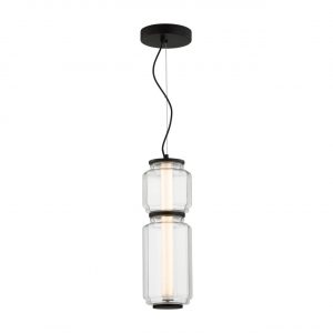 5409/20L HIGHTECH ODL_EX24 105 черный/прозрачный/металл/стекло/акрил Подвес LED 20W 3000K 1480Лм JAM