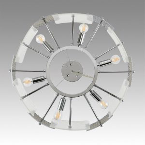 6588/6 MODERNI LN26 202 хром/тонированное стекло, металл/стекло Люстра подвесная E14 6*40W 220V LIBERTI
