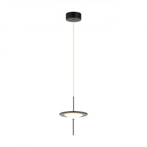 5012/10L L-VISION ODL23 389 черный/белый матовый металл/акрил Подвес LED 10W 3000K STEKA