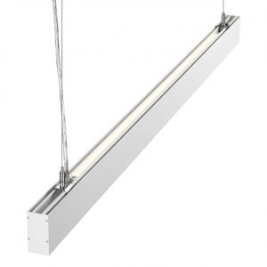 358877 OVER NT22 406 белый Светильник подвесной светодиодный (длина подвесов 1,2м) IP20 LED 4000K 40W вниз + 12W вверх 220V ITER