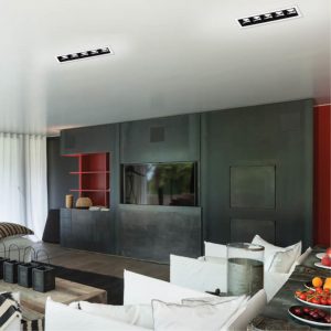 357621 SPOT NT18 551 белый/черный Встраиваемый светильник IP20 LED 3000K 10W 160-265V ANTEY