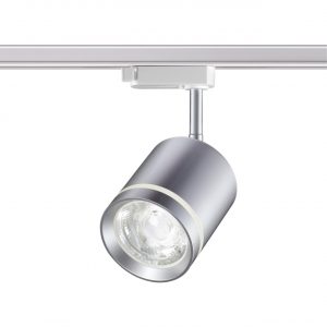 358803 PORT NT21 286 серебро Светильник трековый однофазный трехжильный IP20 LED 15W 1300Лм 4000K 85-265V ARUM